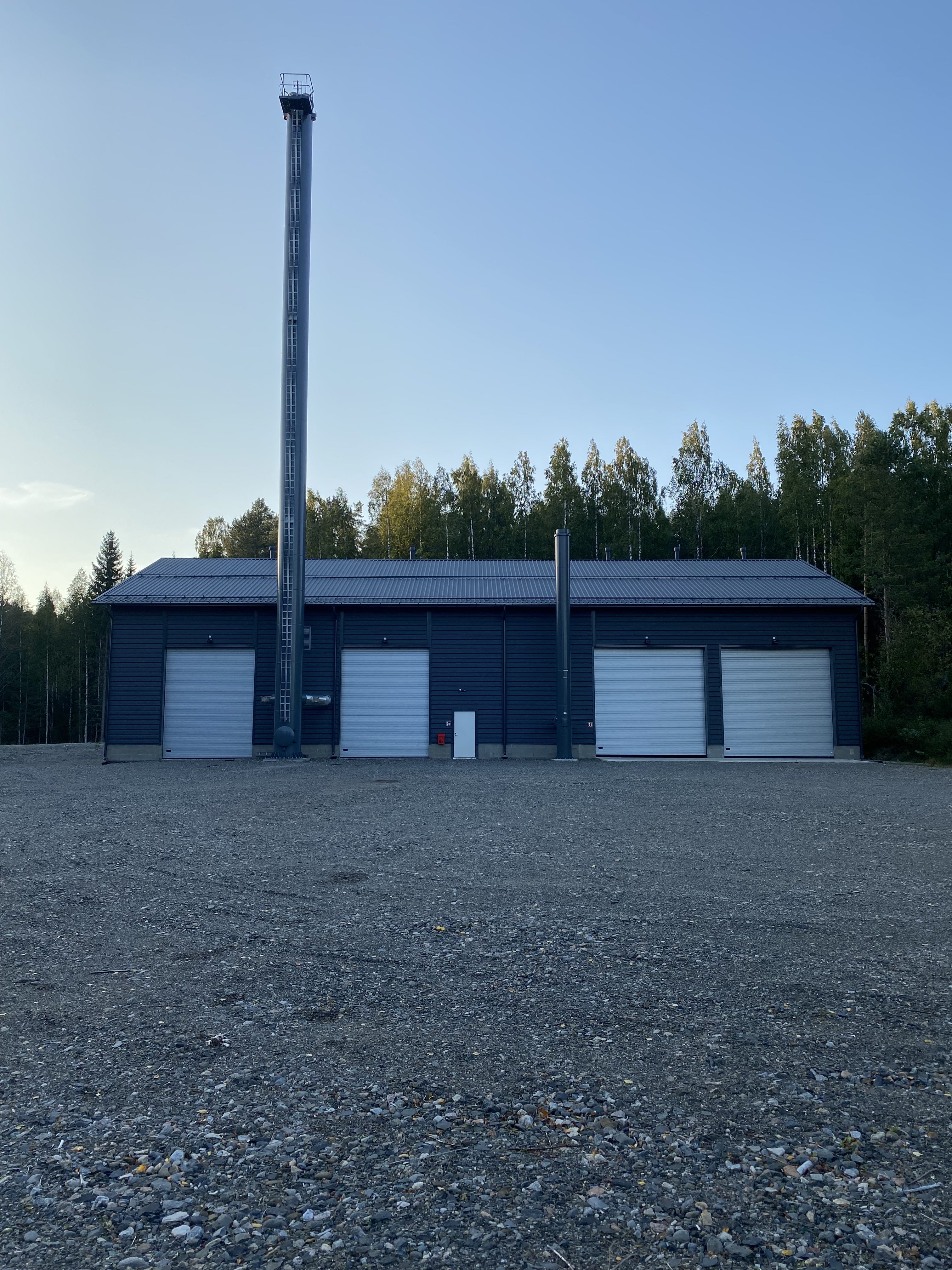 Kuva Kolin lämpölaitoksesta